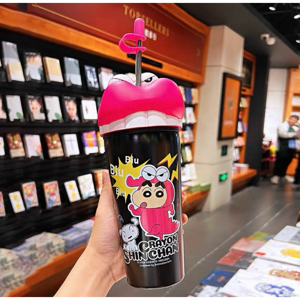 Tumbler Shinchan Kepala Chocobi Tumbler Stainless SUS 316 Sinchan Chocobi Cocobi Tumbler 600ML