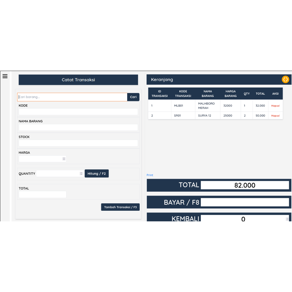 cd source code aplikasi sistem kasir / pos berbasis web dibuat dengan php, mysql - bahasa indonesia 