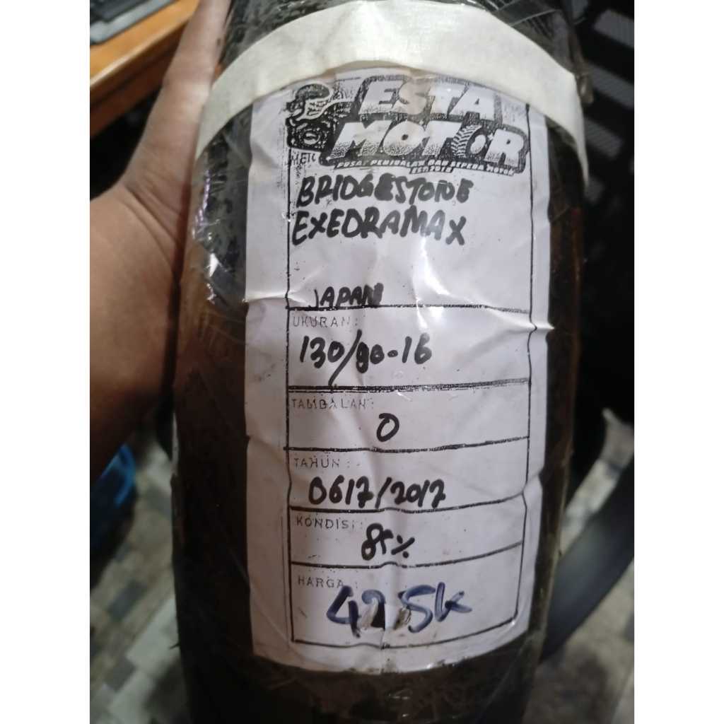 BAN COPOTAN BRIDGESTONE EXEDRAMAX RING 16 UKURAN 130 90 16 KODE:0617