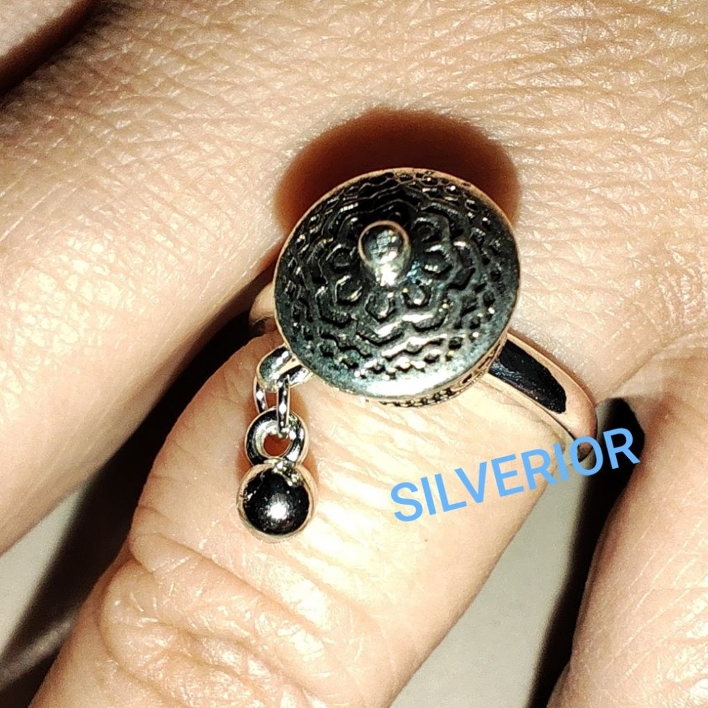 Cincin roda putar doa spinning prayer wheel ring Tibet