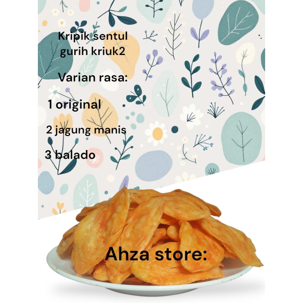 

aneka makanan ringan renyah dan gurih keripik sentul balado cemilan sehari-hari snack khas bogor,gurih,renyah,kriuk2,250gr 500gr-1kg