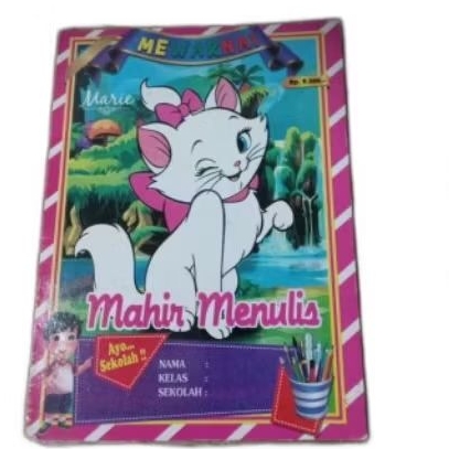 cake topper kue marie cat /sticker marie cat _puzzle marie cat