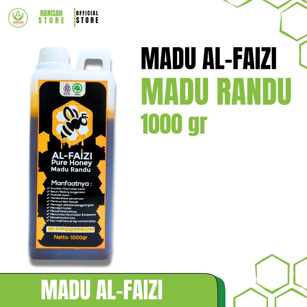 

MADU MURNI AL-FAIZI RANDU 1000 gr | TANPA CAMPURAN | MADU ASLI | hanisahstore
