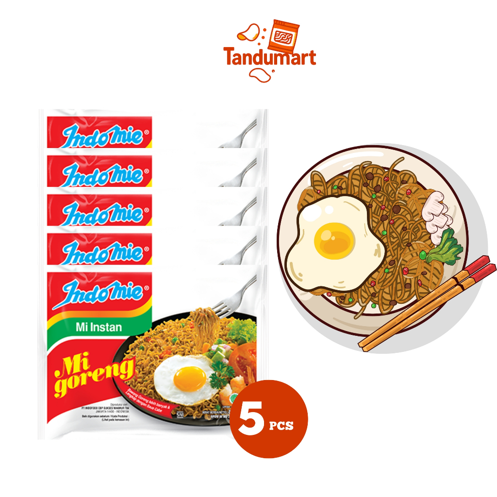 

INDOMIE Mie Instan Paket 5 pcs