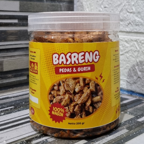 

Basreng Pedas Gurih Toples 200gr – Cocok Buat Ngemil!