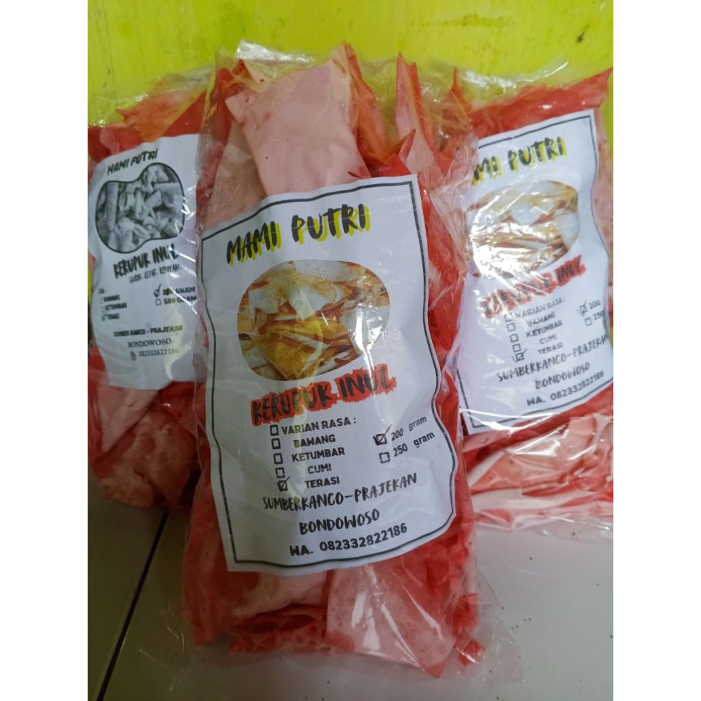 

Kerupuk Inul Terasi