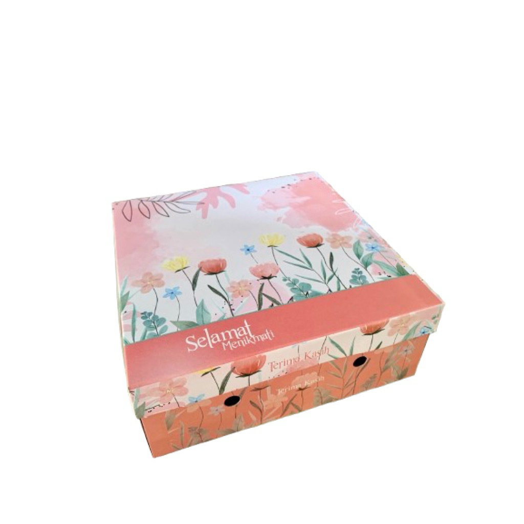 

PROMO !!! Dus Nasi/Snack Motif dan tebal uk 18x18x7||Kardus Snack||Kardus Nasi||