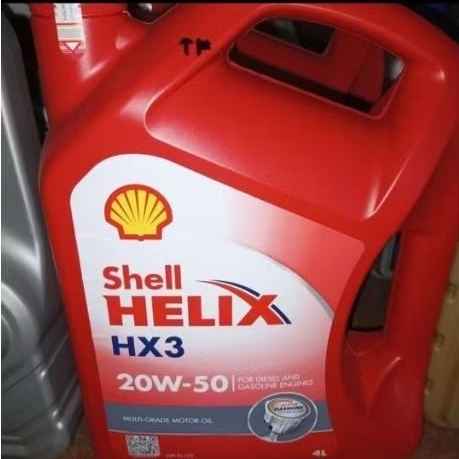 OLI SHELL HX3 20/50W API SL/CF ORIGINAL BARCODE