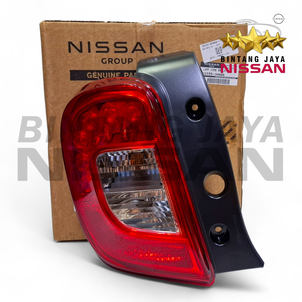 Lampu Belakang Stoplamp LED Nissan March K13 Original Nissan