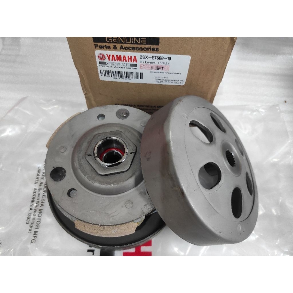 pully set secondary fixed sheave comp-2SX-E7660-10- mio m3 mio 125