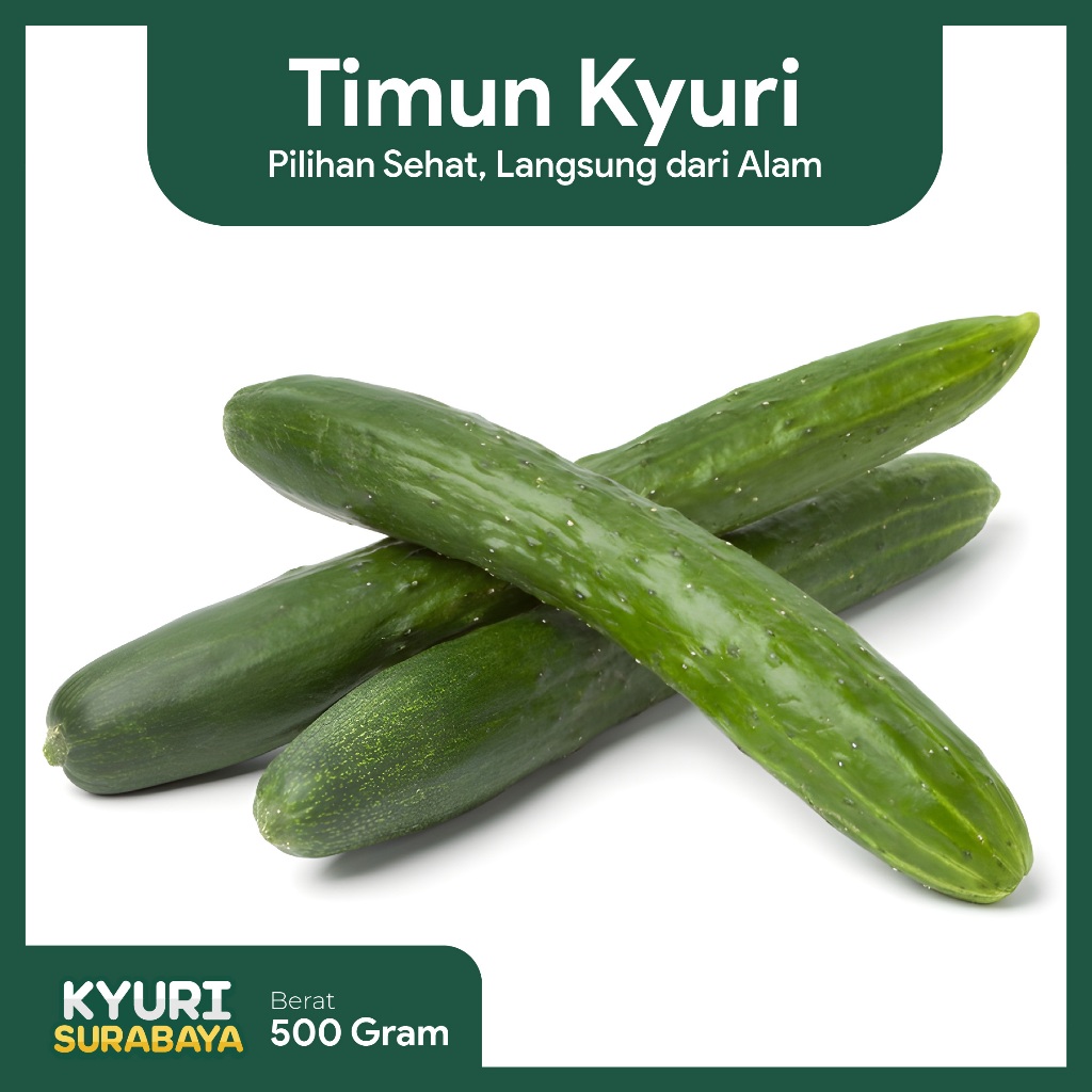 

Timun Kyuri / Timun Jepang 500gr Segar Murah Surabaya