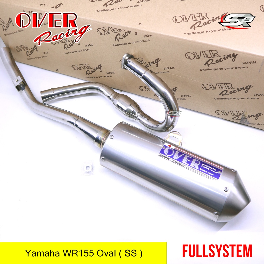 KNALPOT OVER RACING YAMAHA WR155 WR 155 FULLSYSTEM
