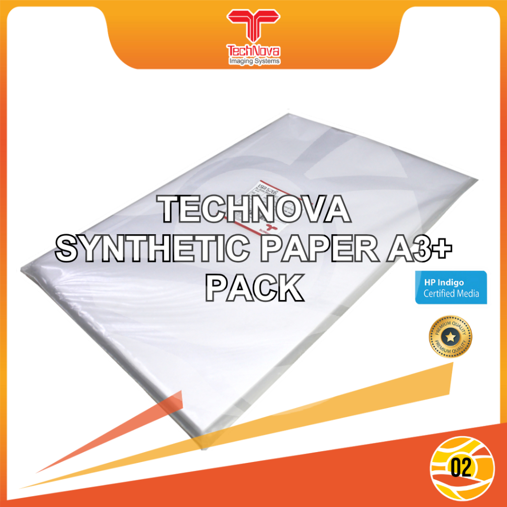 

Technova Laser Silver Metalic 125 DS 175 Gsm Kertas Synthetic Digital A3+ 125 micron - Pack