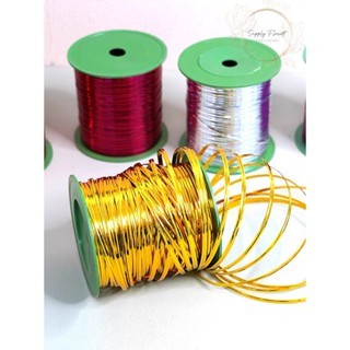 

AESTHETICFLORIST - 1GULUNG PITA KAWAT METALIC GULUNG / PITA SOUVENIR / KAWAT FOIL ROLL / PITA TWIST TIE 350YARD (320METER)