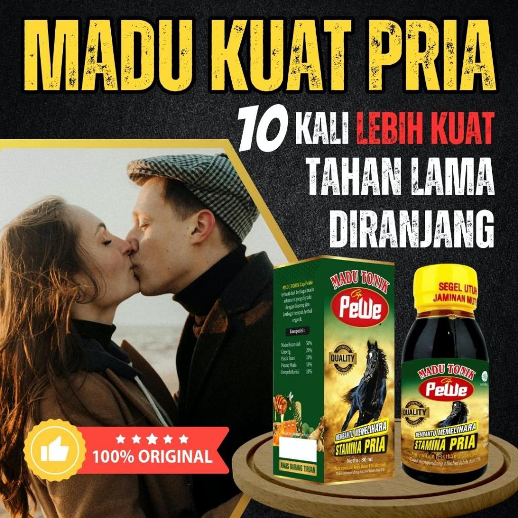 

Madu Tonik Pewe Ori Madukuat Herbal Rahasia Malam Hebat Stamina Pria Kuat Tahan Lama Di Ranjang 80ML