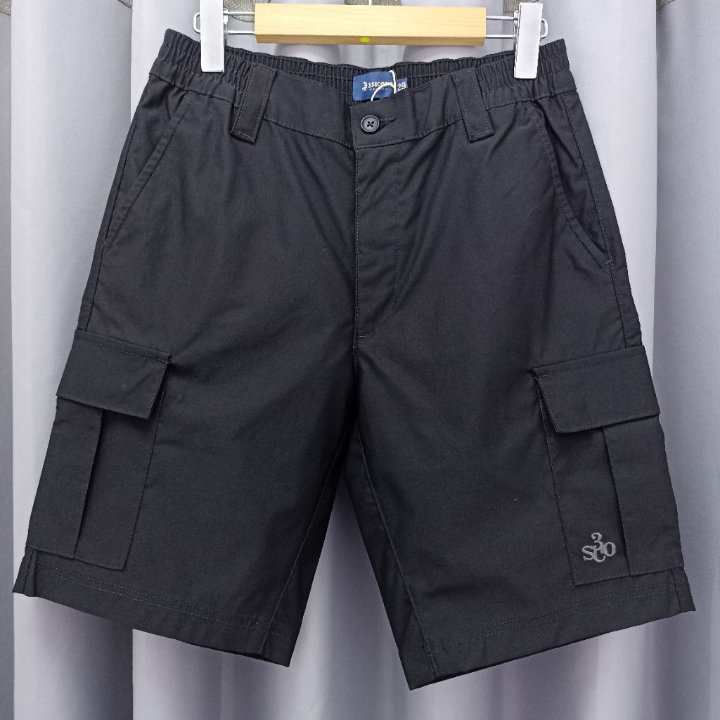 3SECOND - CELANA CARGO PENDEK PRIA RELAXED FIT ORIGINAL 3SECOND