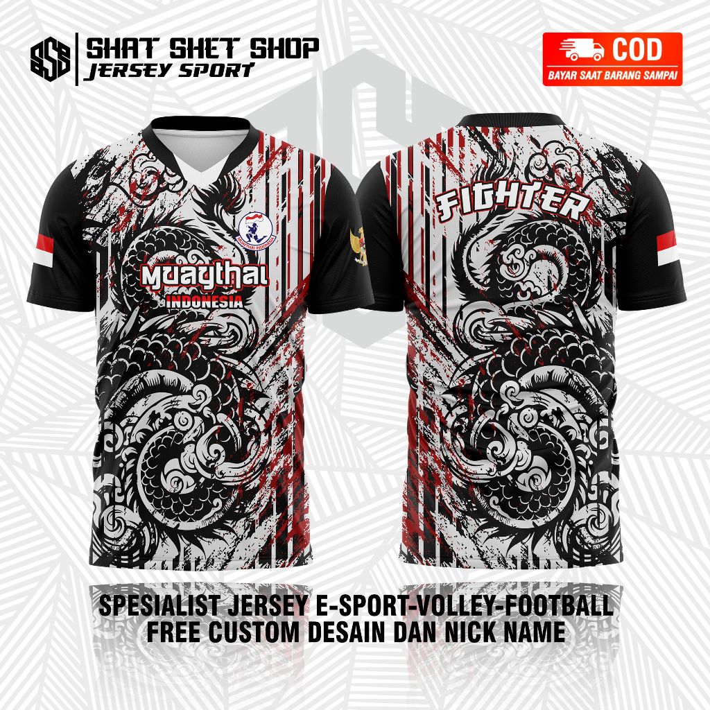 KAOS JERSEY MUAY THAI 4 TERBARU