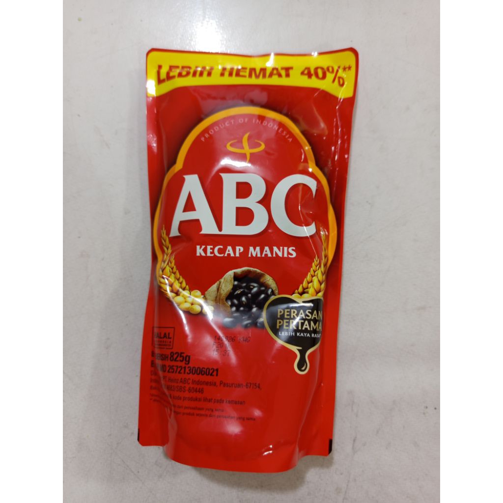 

ABC kecap manis reffil 825gram