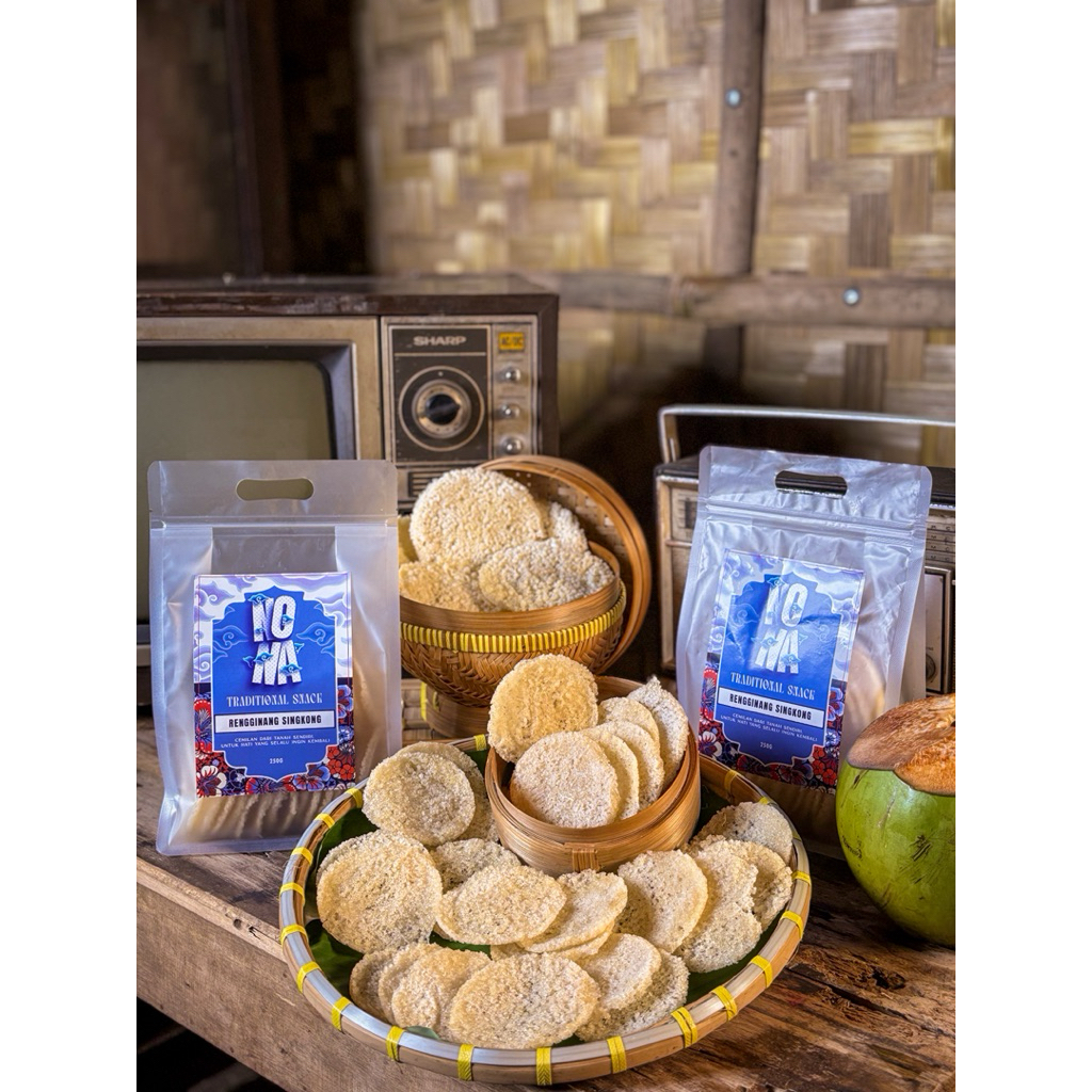 

RENGGINANG SINGKONG CAP NONA | Rengginang Singkong Mentah Cap Nona 35 Keping