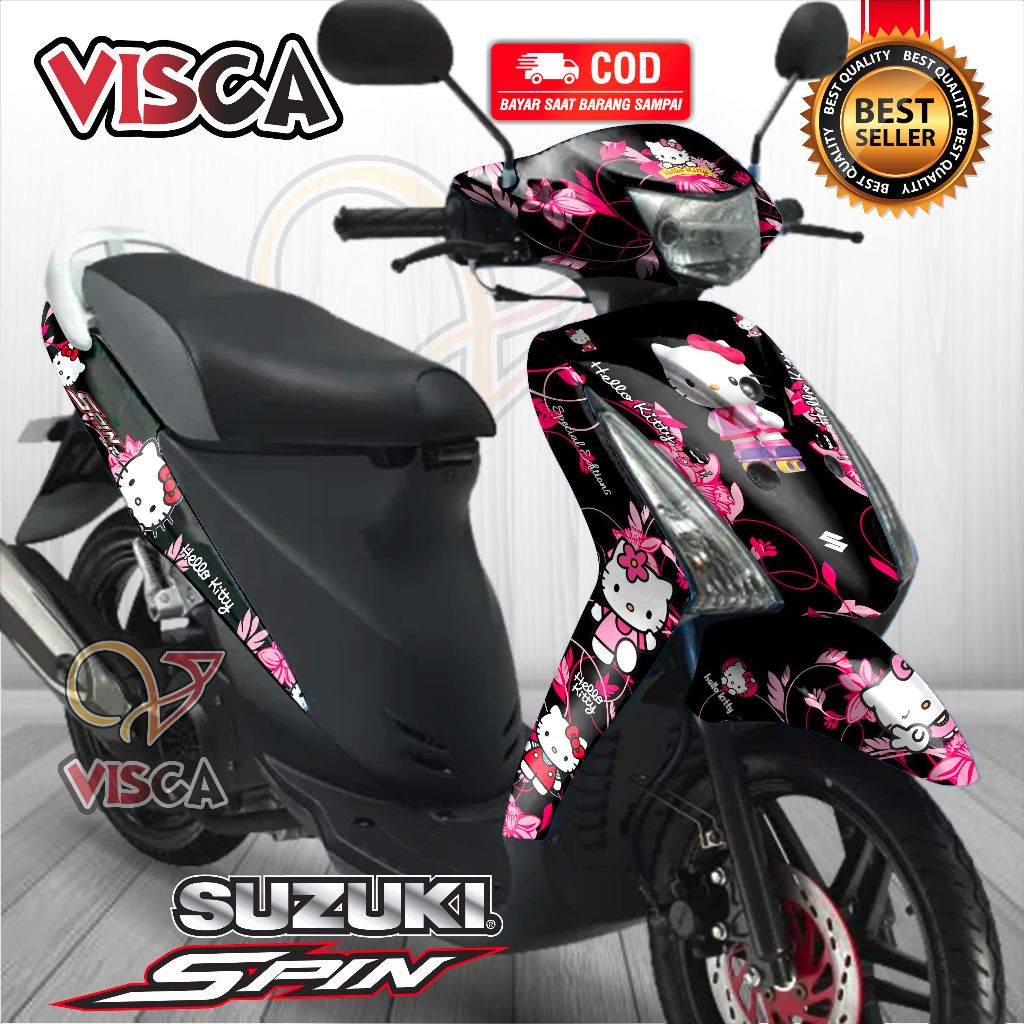 Decal Spin 125 Full Body Stiker Spin 125 Full Body Stiker Motor Suzuki Spin 125 Full Body Decal Holo