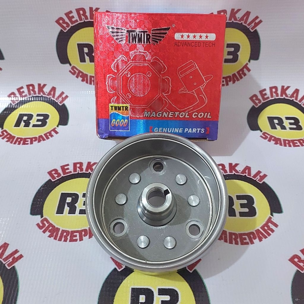 Rumah magnet magnit Viar 150cc 200cc 300cc Spul 93mm baut 3 fly wheel motor roda tiga -Sedia sparepa