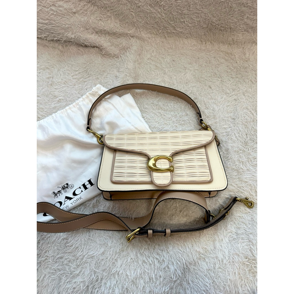COACH SLING SHOULDER TABBY 26 PLEATING ORIGINAL AUTHENTIC