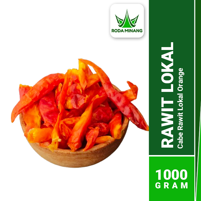 

Cabe Rawit Lokal Kering Cabai Orange Setan Petik Super Pedas Indonesian Hot Chilli Masak Premium 1 Kg