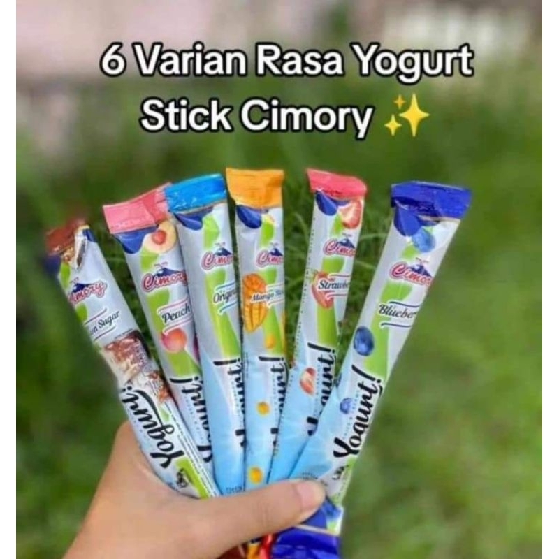 

[oddsolshop] pekanbaru/Cimory Yogurt Stick 6 PCS 1 Pack Rasa Strawberry & Blueberry Blueberi
