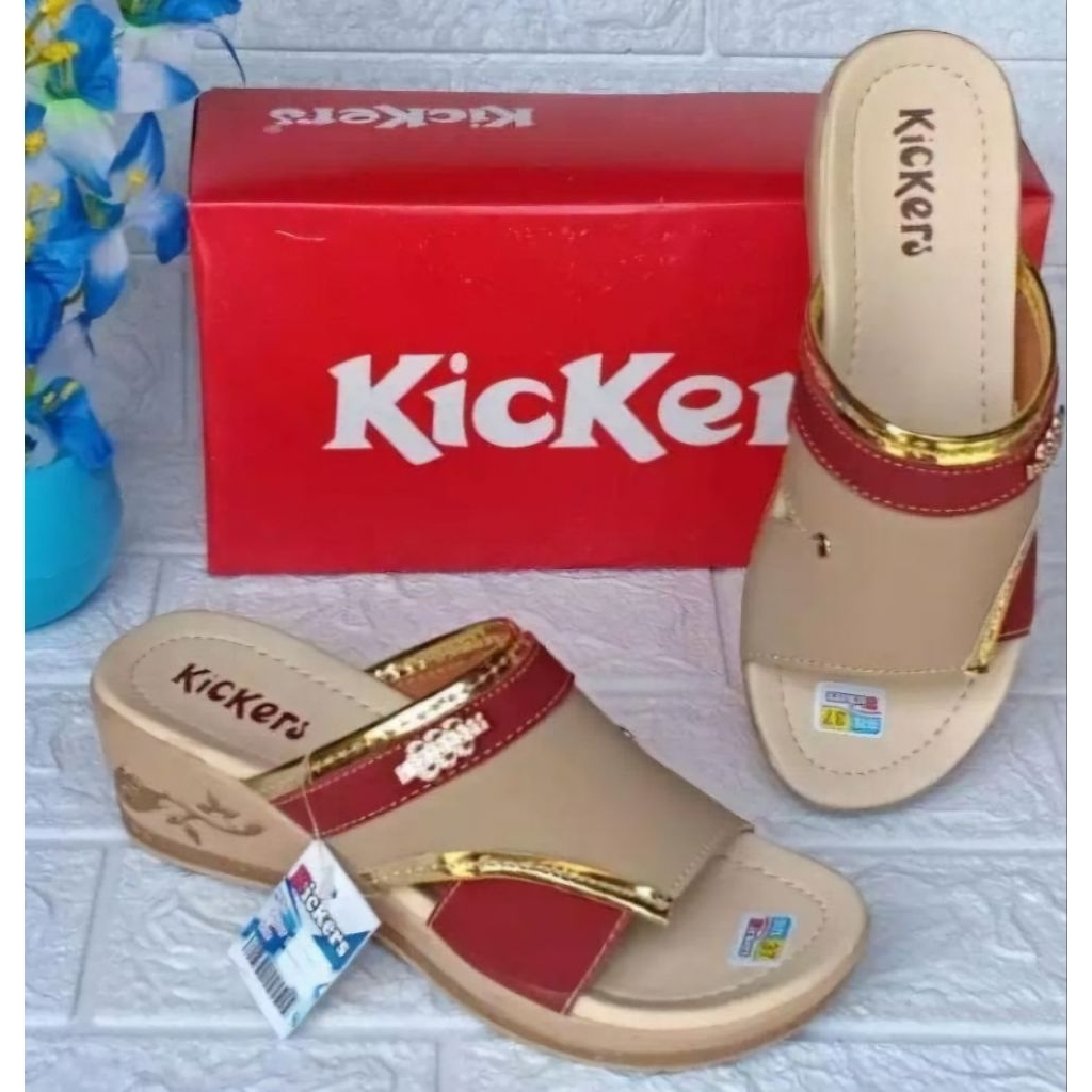 sandal wedges wanita terbaru _ sandal wanita selop _ sandal wanita dewasa _ sandal promo