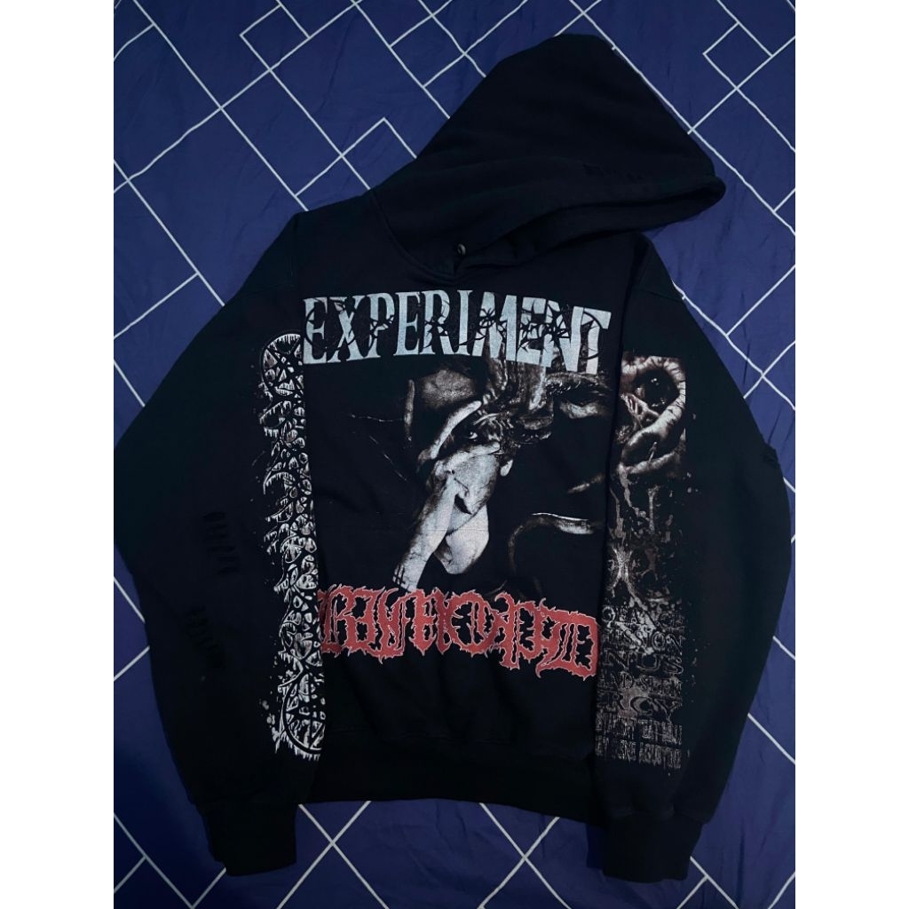 Catharsis x Bimopd - Experiment (Washed Boxy Hoodie) - XL