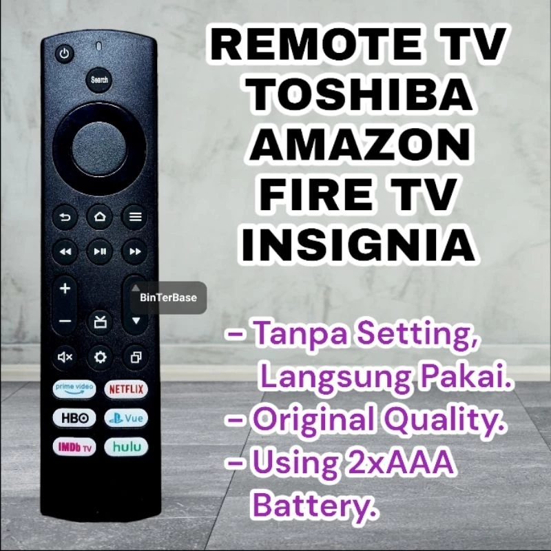 Remote remot Toshiba Amazon Fire TV Insignia Kw Pengganti Ori Original Quality pabrik