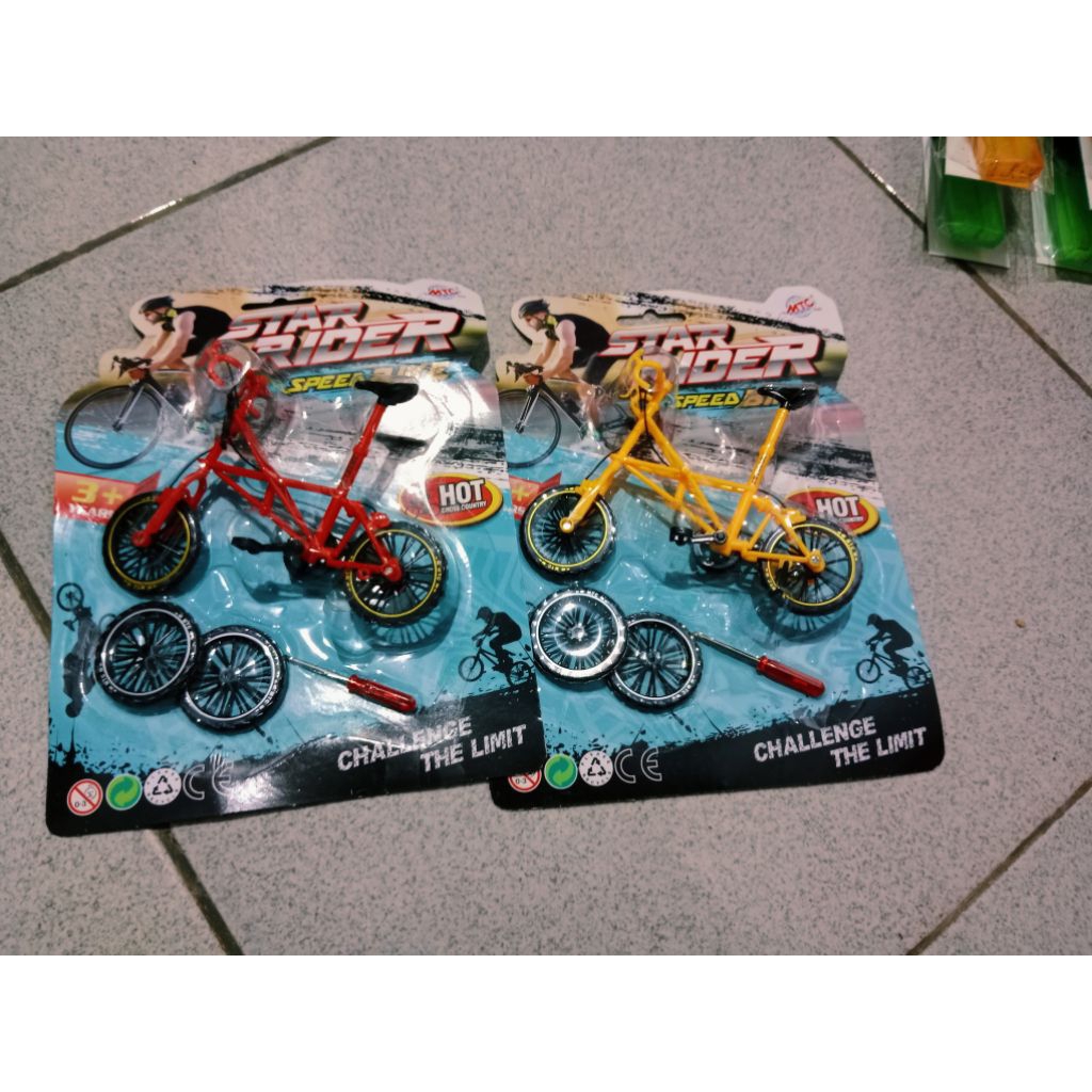 mainan anak sepeda ontel lipat