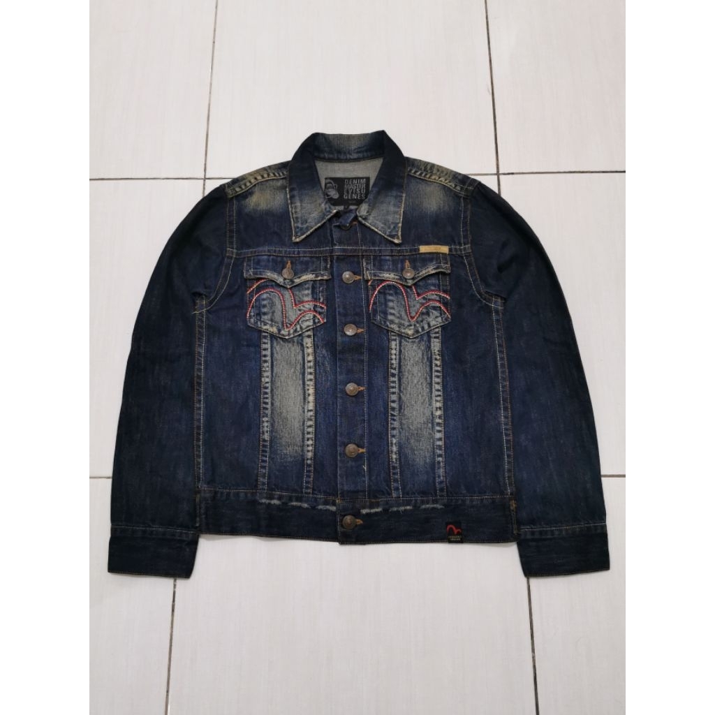 denim jacket evisu