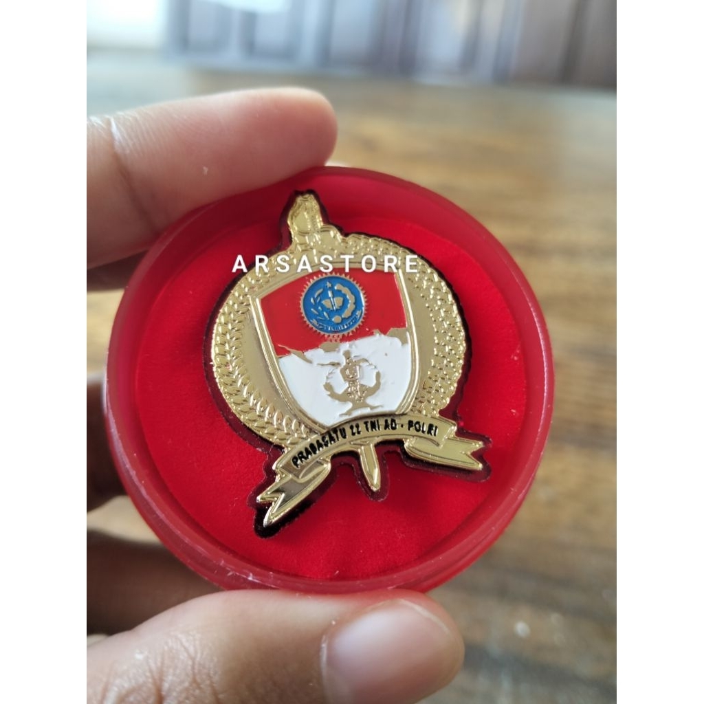 PIN PRABASATU 22 TNI AD - POLRI/PIN PRABASATU 22