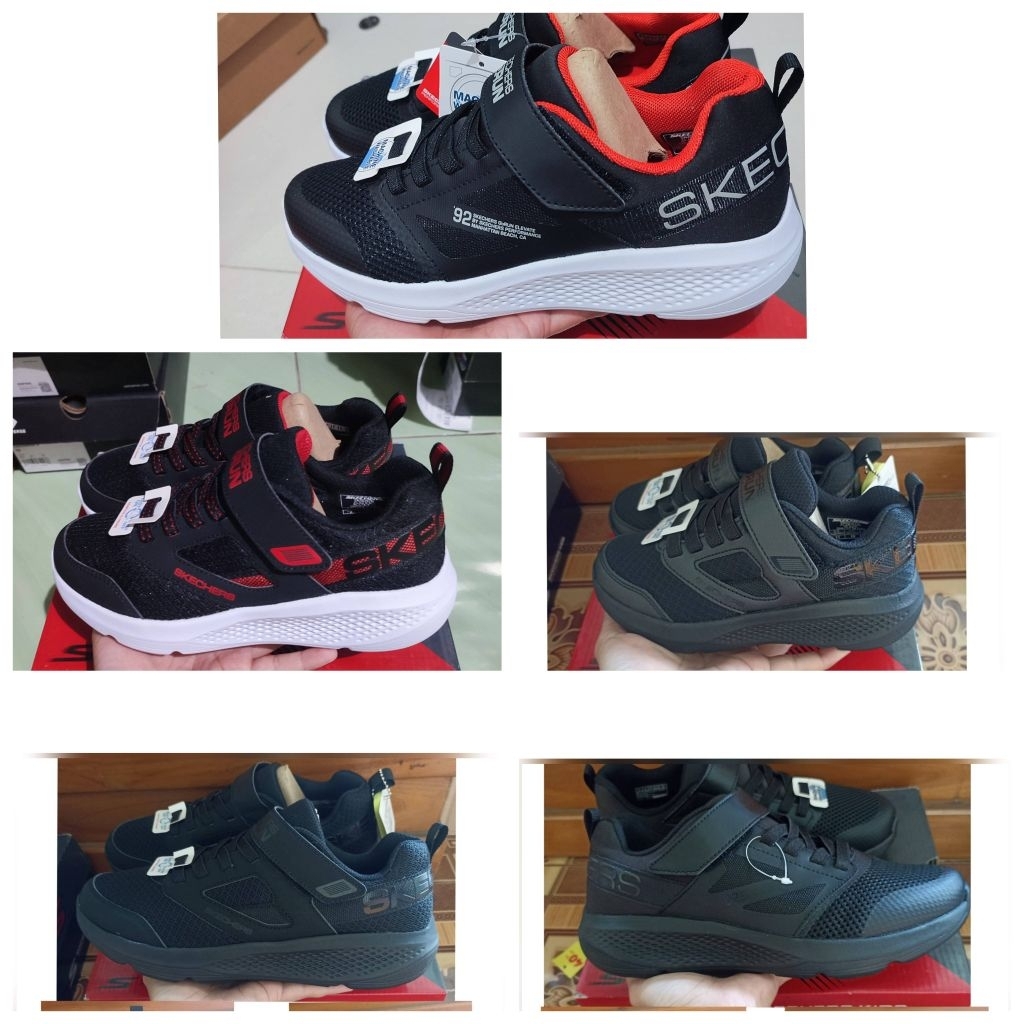 Sepatu Hitam Skechers Anak Unisex