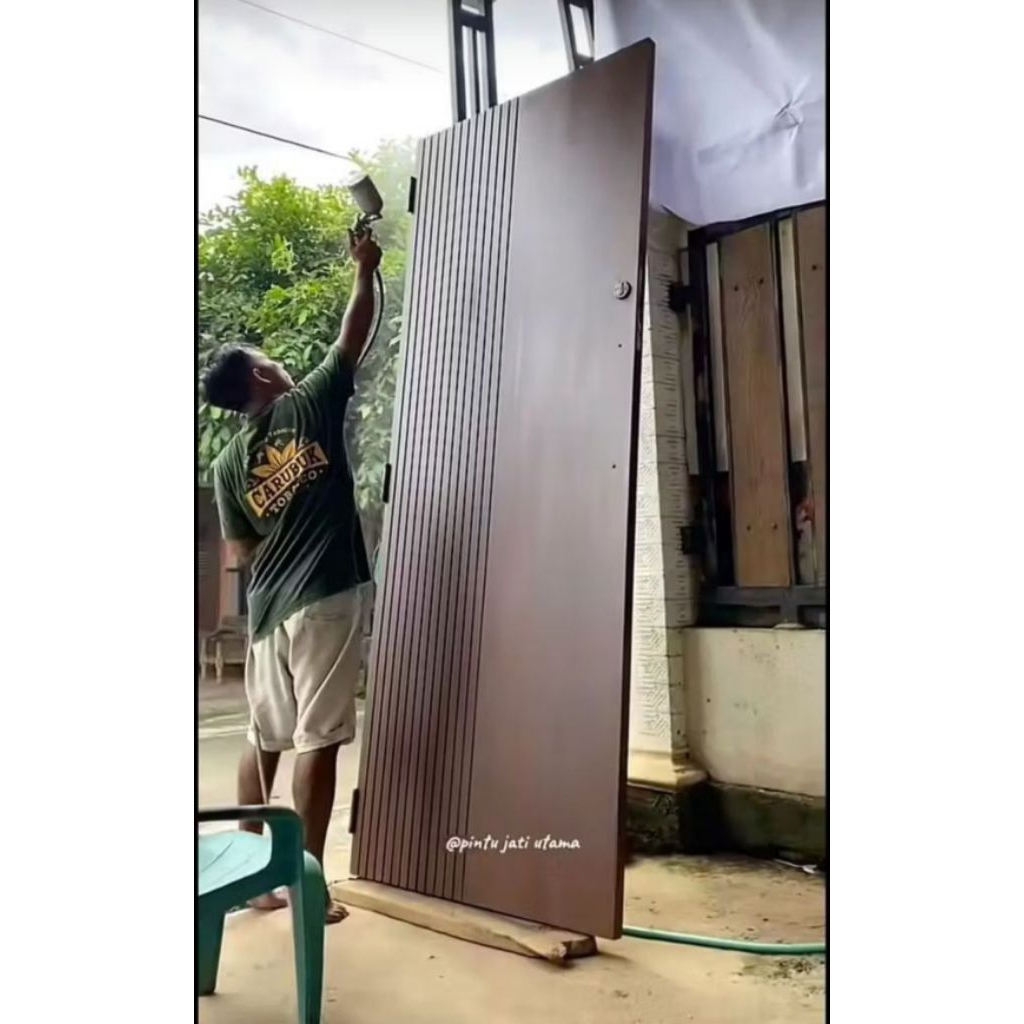 pintu dan kusen jati tua
