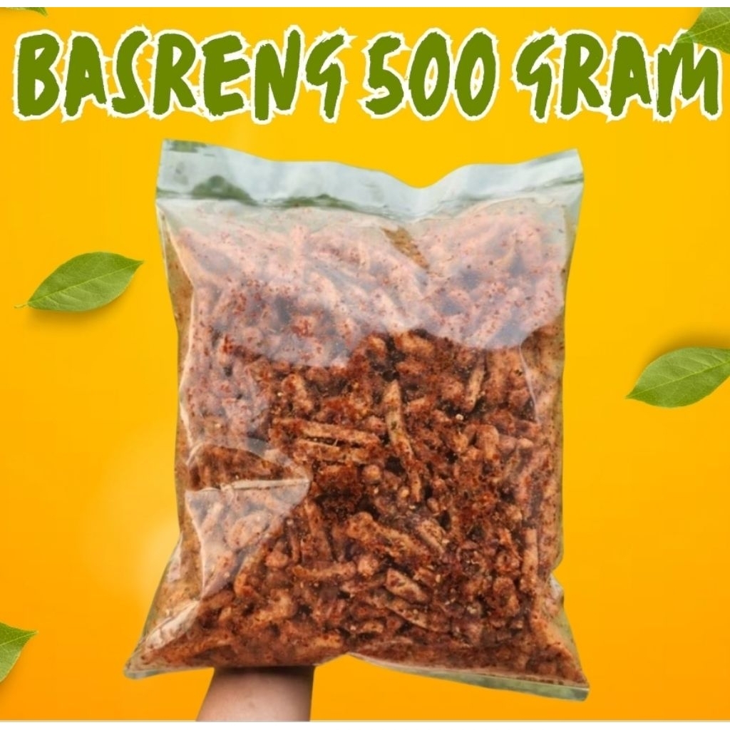 

500 Gram Basreng Pedas Daun Jeruk Original Mix Murah 20rb Sultan Sajodo Bandung Makanan Ringan Snack Grosir Murah Jajanan Cemilan Pedas Enak Premium Kriuk Gurih Termurah Terlaris Ngabret