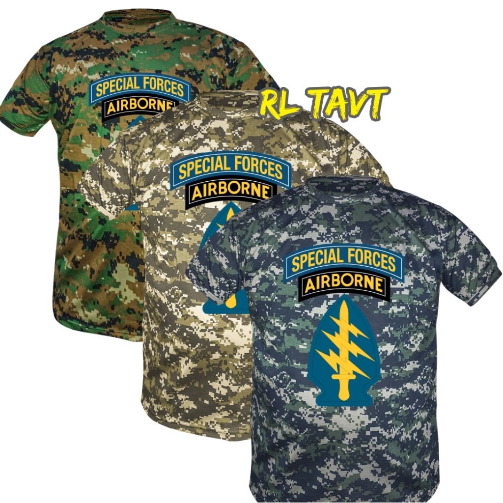 Kaos Loreng Special Force Airborne RL Tavt