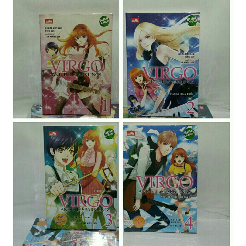 Preloved, Komik Set : VIRGO AND THE SPARKLINGS, Season 1 Volume : 1-4 (Tamat)