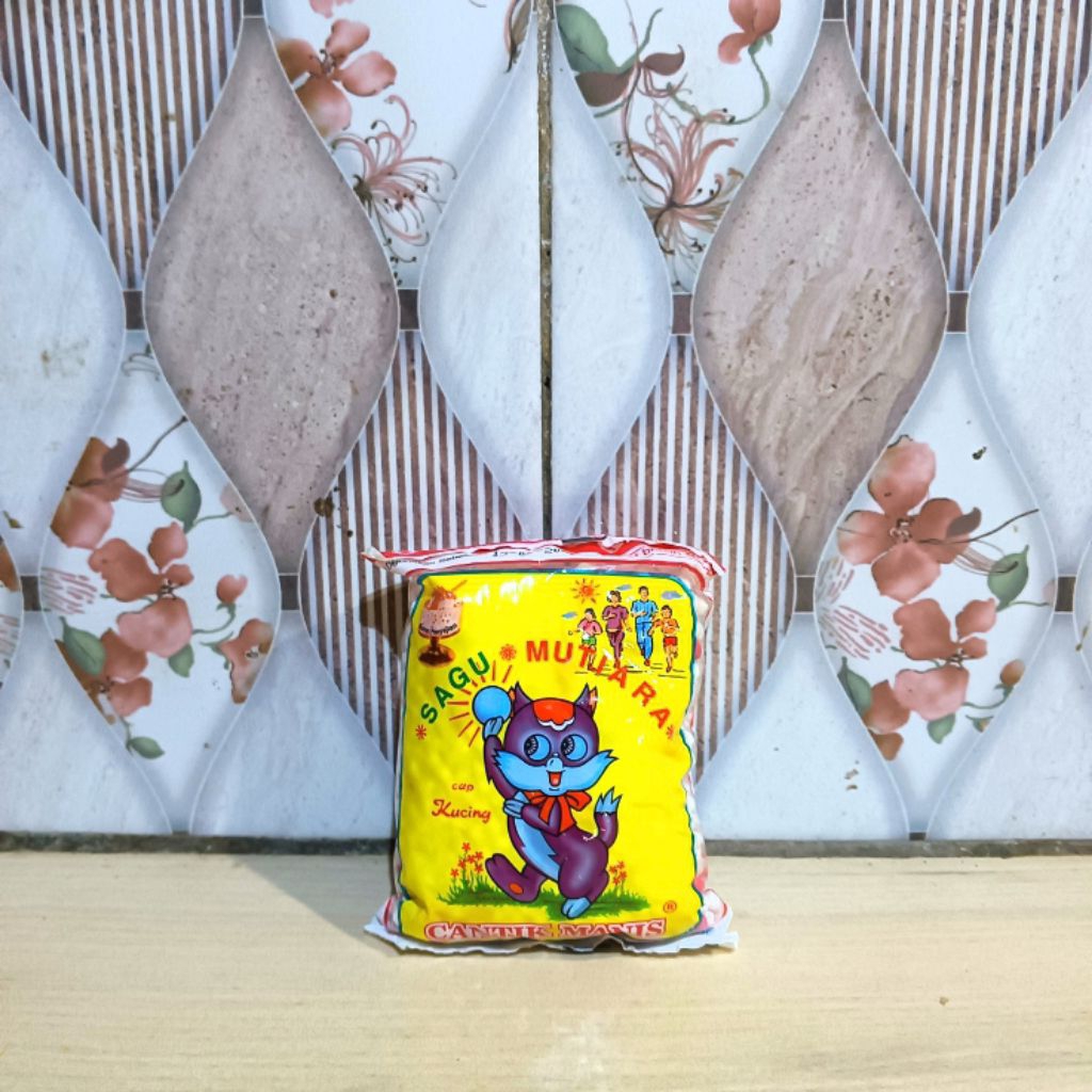 

Sagu Mutiara Cap Kucing Kemasan 100 gram