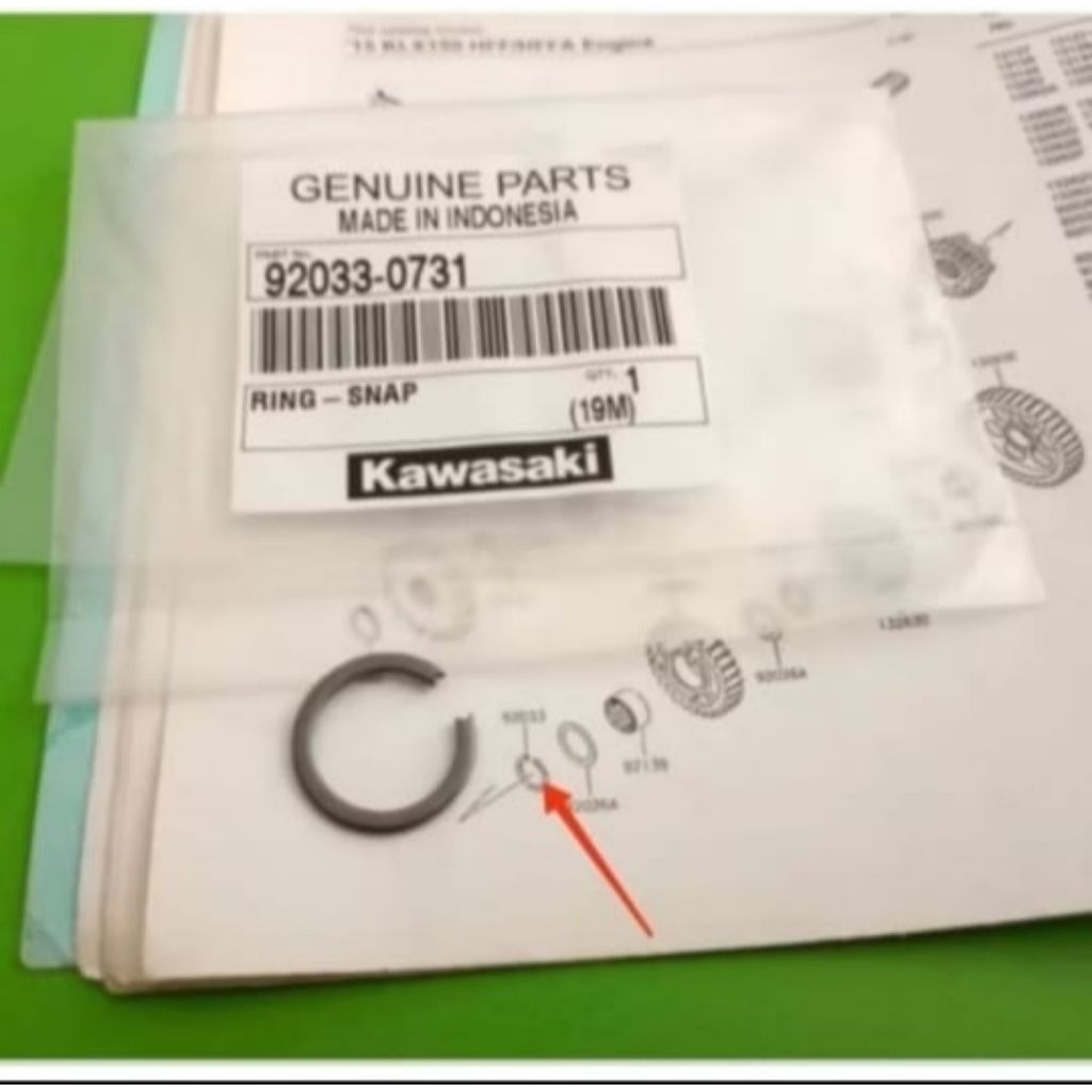 ring snap tranmisi rasio KLX S L G BF Dtracker 150 original