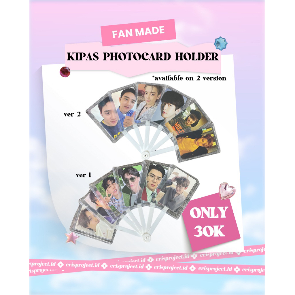[erisproject.id] KIPAS PHOTOCARD HOLDER KPOP (KIPAS KPOP, KIPAS JEBRED, KIPAS PC, KIPAS PC HOLDER, K