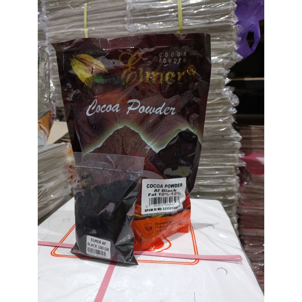 

ELMER Cocoa Powder African Black Cokelat Bubuk Hitam 100 Gram