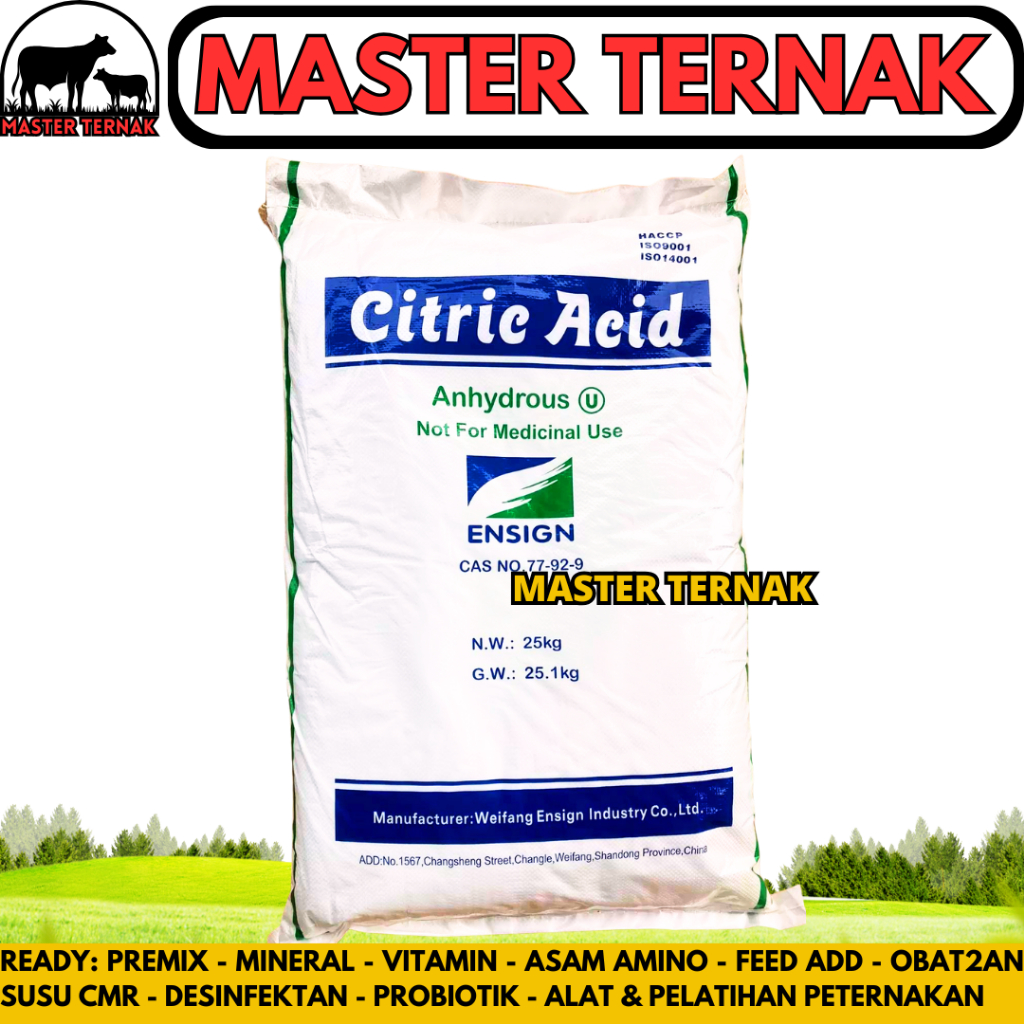 

CITRIC ACID ANHYDROUS 250 Gram 100 Gram - Citroen Asam Sitrat - Asam Sitrun Food Grade - Kemasan 250 Gram dan 100 Gram