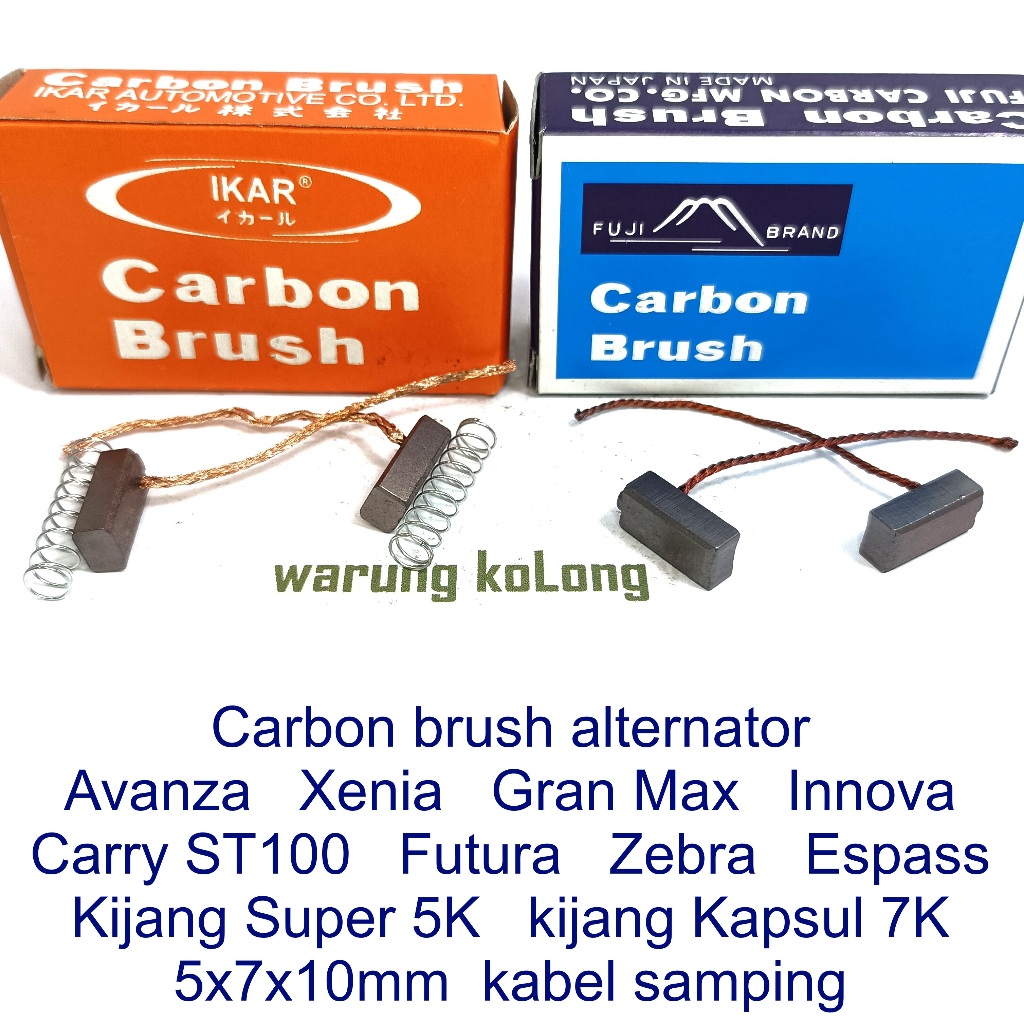 Brush alternator Avanza Xenia Gran Max Innova Carry ST100 Futura Zebra Espass Kijang Super 5K kijang