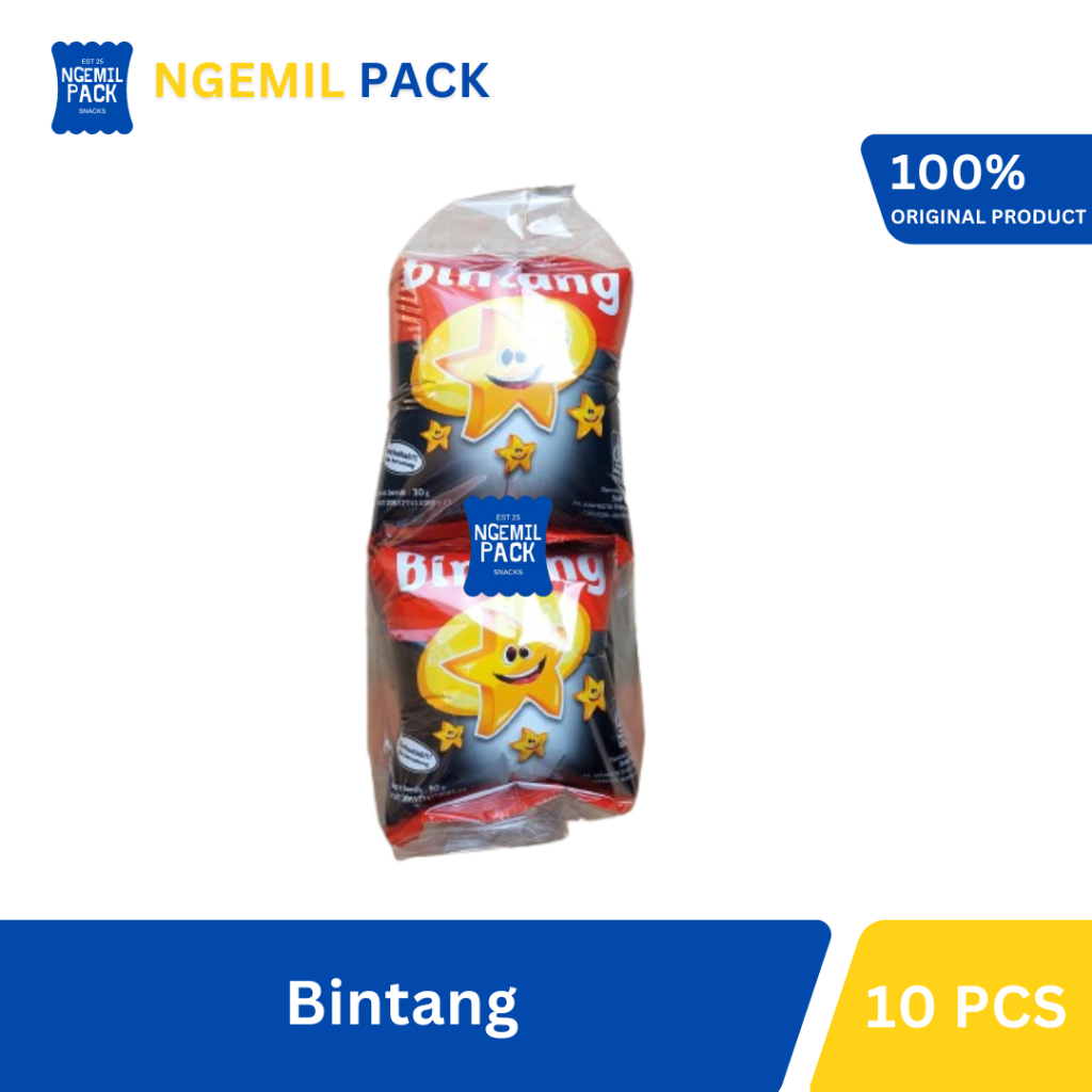 

Chiki Bintang Berhadiah Isi 10pcs @30Gr