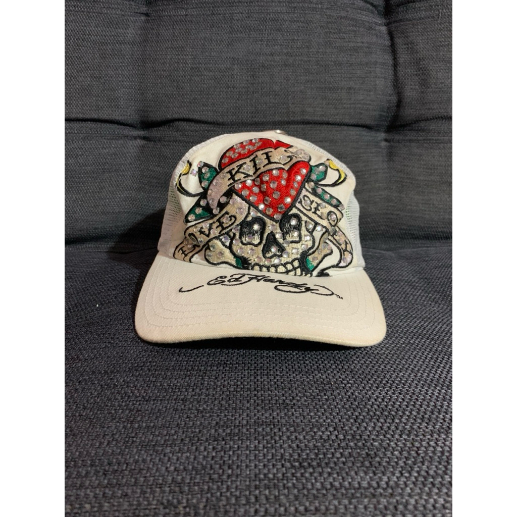 Trucker Cap Ed Hardy Logo Bordir