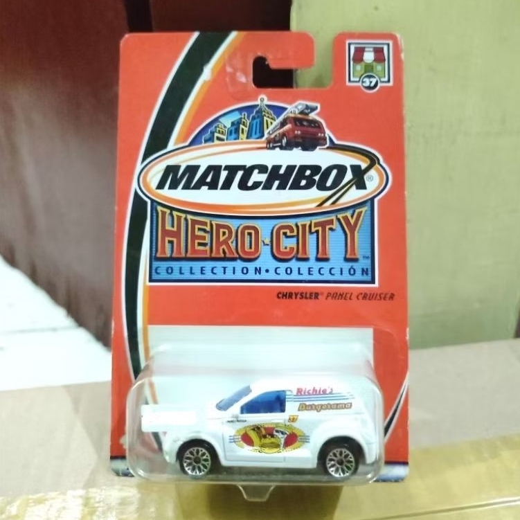 Matchbox Hero City Chrysler Panel Cruiser diecast to the Rescue