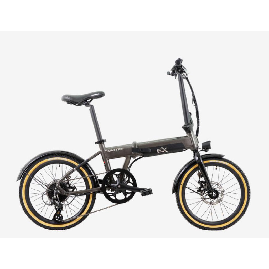 United Sepeda Lipat Listrik FoldingE-CTB AL20-8 SP E-BIKE U EX 20