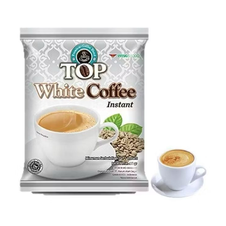 

TOP White Coffe 3in1 Intant 1 Renteng isi 12 Sachet